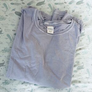 People of Leisure Lavender Crew Neck Long Sleeve Shirt